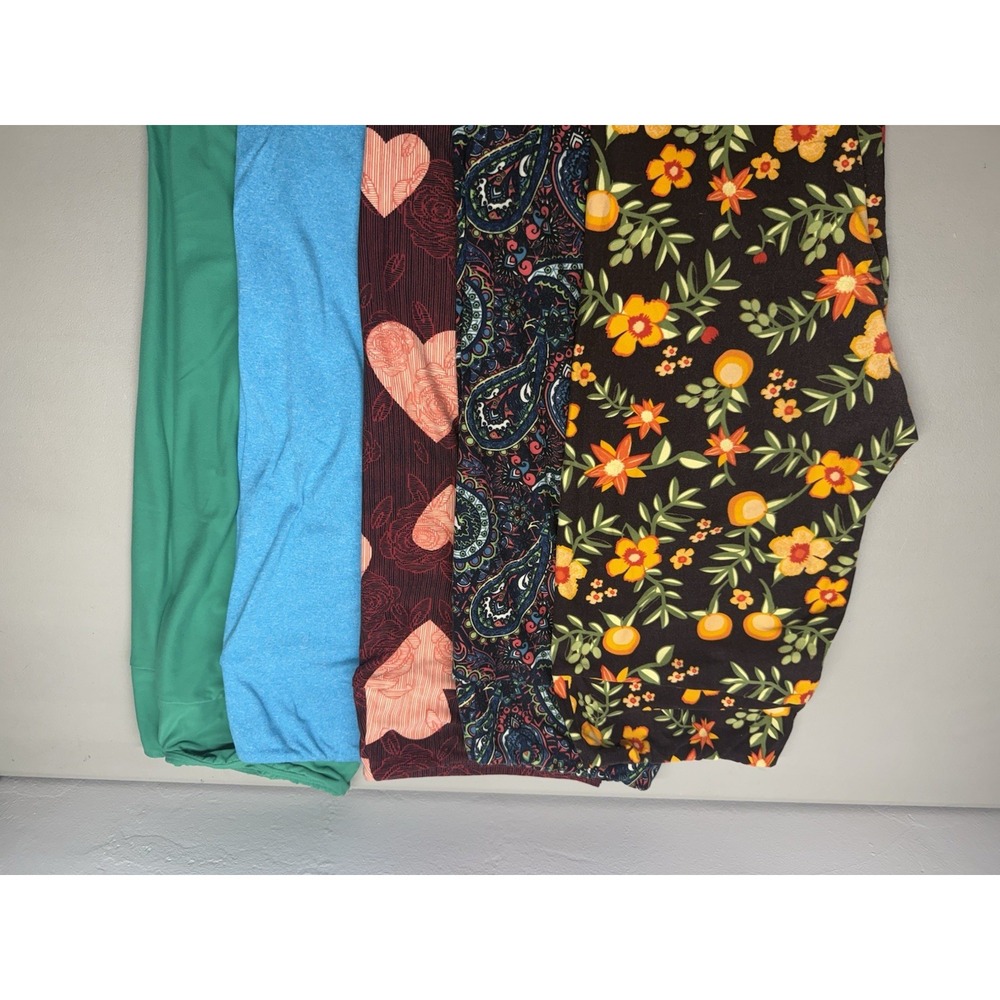 Lularoe TC2 Tall and Curvy 2 Leggings LOT 5 Pairs